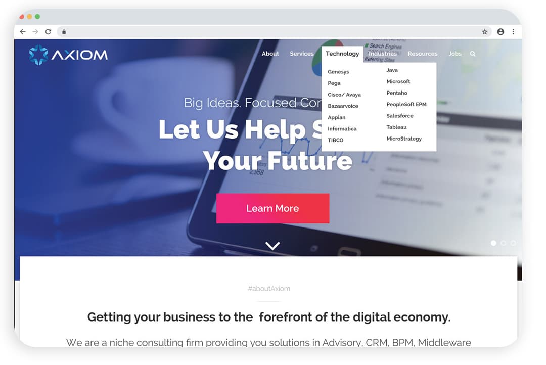 Axiom Tech Group logo
